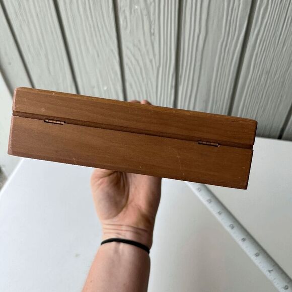 Vintage Wood Box w/ 48 Glass Vials – Watchmaker or Perfume Kit - Picture 7 of 13